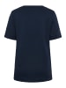 KAFFE curve T-Shirt kurzarm KCannia Loose fit in Midnight Marine