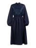 Usha Langarmkleid in Navy