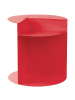 Beliani Beistelltisch TAGGART in Rot - (W) 40 x (H) 45 x (L) 40 cm