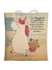 Mr. & Mrs. Panda Shopper Einhorn Koffer Design mit Spruch in Weiß