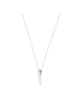 Tom Tailor Kette mit Anhänger Silber 925, rhodiniert in silber