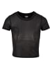 Urban Classics Mesh-T-Shirts in black