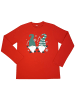 United Labels Wichtel XMAS Schlafanzug Pyjama Set Langarm Oberteil mit Hose in rot/schwarz