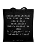 Mr. & Mrs. Panda Umhängetasche Spruch Sozialarbeiterin Erfolg mi... in Schwarz