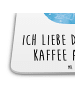 Mr. & Mrs. Panda Coaster Kaffee Tasse mit Spruch in Weiß
