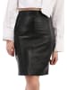 Felix Hardy Lederrock in Schwarz