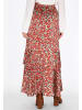 IZIA Skirt in red multicolor