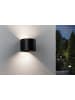 paulmann LED Akkuwandleuchte Nyora IP44 3000K 135x120mm 2x1W Schwarz
