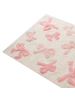 Beliani Kinderteppich FITA in Weiß/Rosa - (W) 90 x (L) 130 cm