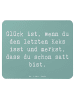 Mr. & Mrs. Panda Mauspad Spruch Glück Erfüllung mit Spruch in Meeresbrise