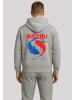 F4NT4STIC Hoodie Koi Fish Japan Streetstyle in grau meliert