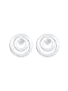 Elli DIAMONDS  Ohrringe 925 Sterling Silber Geo, Kreis in Silber