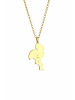 Elli Halskette 925 Sterling Silber Flamingo in Gold