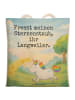 Mr. & Mrs. Panda Stofftragetasche Einhorn Happy Design mit Spruch in Weiß