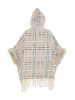 osha Poncho in Beige Mehrfarbig