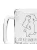 Mr. & Mrs. Panda Gravur Bierkrug Papa Bär mit Spruch in Transparent