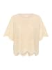 Cream Kurzarm-Bluse CRBaja Straight fit in Bleached Sand