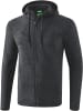 erima Fleecejacke/Fleecepullover "Fleecejacke" in Schwarz