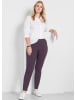 sheego Stretch-Hose in aubergine