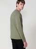 KOROSHI Langarm-t-shirt in khaki