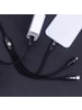 Wisam® 3in1 Kabel USB-C - Lightning + 2x USB-C 1,2m 60W
