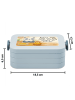 Mr. & Mrs. Panda Lunch Box Panda Pommes Gebet Design mit Spruch in Blau Pastell