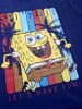 SpongeBob Spongebob Schwammkopf T-Shirt Let's have fun Oberteil kurzärmlig in blau