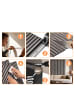 relaxdays 2 x Akustikpaneele in Dunkelgrau - (B)60 x (H)120 cm