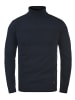 INDICODE Rollkragenpullover IDErnetto 35425MM Rollkragenpulli mit abgesetztem Strickmuster in dunkelblau