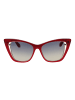 Roberto Cavalli Damen Sonnenbrillen Katzenauge Rot