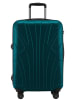 suitline mittelgroßer Hartschalen-Koffer Check-In Reisekoffer TSA 68L in Aquagrün