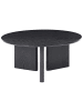 Beliani Couchtisch COWAL in Schwarz - (W) 80 x (H) 36 x (L) 80 cm