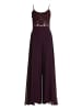 Vera Mont Jumpsuit mit Stickerei in Shiny Aubergine