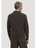 Hessnatur Strick Polo in kakao braun