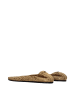 Isabel Marant Gold Stoff Ballerina Flache Schuhe