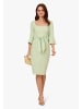 Adrianna Papell Cocktailkleid Bell Sleeve Tie Front Dress in Aloe Mist