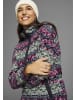 Polarino Fleecepullover in Fuchsia-navy