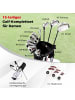 COSTWAY 15 tlg. Golfschläger Golfset für Damen & Anfänger in Rot