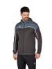 erima Change By Erima Trainingsjacke mit Kapuze in black grey/slate grey/weiß