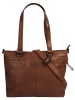 SPIKES & SPARROW Shopper echt Leder in cognac