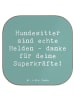Mr. & Mrs. Panda Bierdeckel Spruch Hundesitter Helden mit Spruch in Meeresbrise
