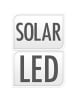 PROGARDEN Solarlaterne in braun