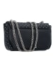 Seidenfelt Jomala Schultertasche 24 cm black with tiny rivets