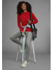 Kangaroos Strickpullover in rot-pink