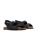 Divine Factory Lederpantoletten Noga Mistral BS Edge Schwarz