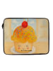 Mr. & Mrs. Panda Notebook Tasche Cupcake Design ohne Spruch in Weiß