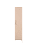 Beliani Büroschrank FROME in Beige - (W) 38 x (H) 185 x (L) 50 cm