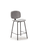 CALICOSY 2er-Set Barhocker ARUS  in Grau  - (W) 44  x (H) 65  x (L) 50  cm