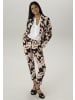 Aniston SELECTED Jerseyblazer in sand-schwarz-zimt