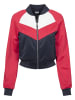 Urban Classics Track Jackets in navy/fire red/white